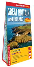 Grande-Bretagne et Irlande 1/950.000 (carte grand format laminée) - Anglais