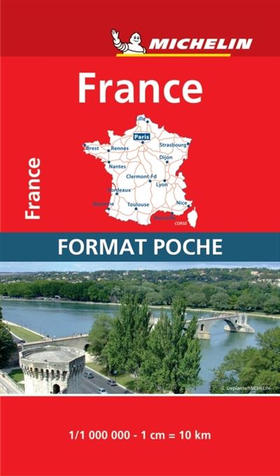 Mini carte de France Michelin