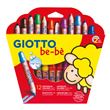 Etui de 12 crayons de couleur Giotto be-bè avec taille-crayon