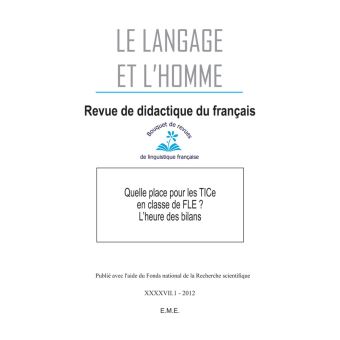 Quelle place pour les TICe en classe de FLE ? - 1