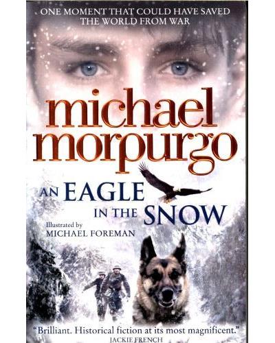 AN EAGLE IN THE SNOW