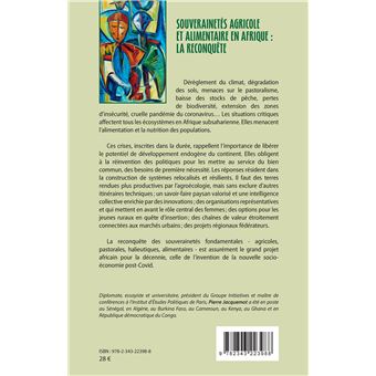 Souverainetés agricole et alimentaire en Afrique : la reconquête