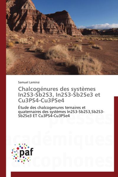 Chalcogenures des systemes in2s3-sb2s3, in2s3-sb2se3 et cu3p
