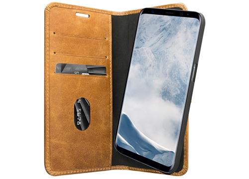 Dbramante Magnetic Wallet Case Lynge Tan Galaxy S8