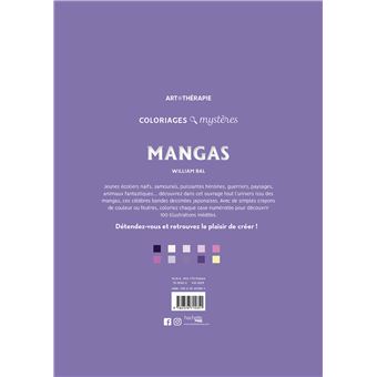 Coloriages mystères - Mangas