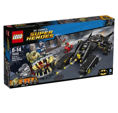 Lego® Dc Comics Super Heroes 76055 Batman™ : Choc Dans Les Égouts Avec Killer Croc™