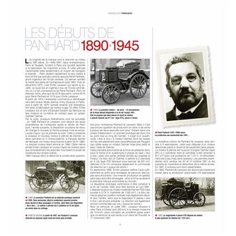 Toutes les Panhard - 1890 - 1967