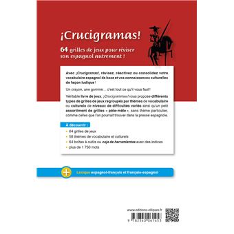 ¡CRUCIGRAMAS! 64 grilles de jeux pour réviser son espagnol autrement ! A2-B1