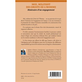 Moi, militant des Droits de l'Homme