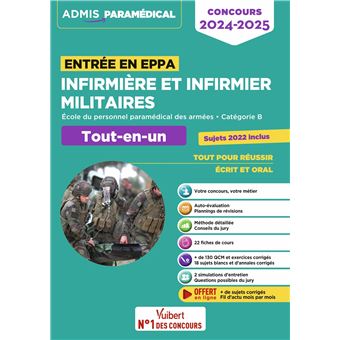 Infirmière et infirmier militaires - Concours entrée en EPPA