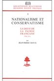 Nationalisme et conservatisme