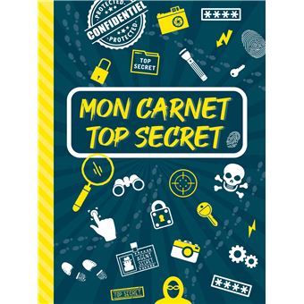 Mon carnet top secret - coffret avec stylo magique