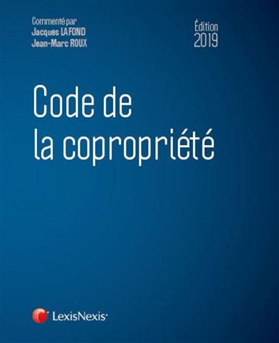Code de la copropriété 2019