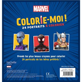 MARVEL - Colorie-moi !