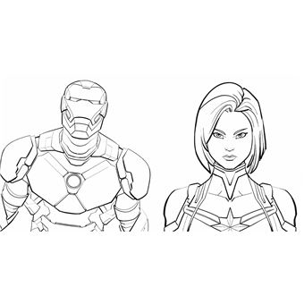 MARVEL - Colorie-moi !