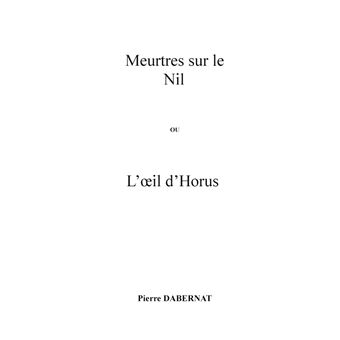 Meurtres sur le Nil