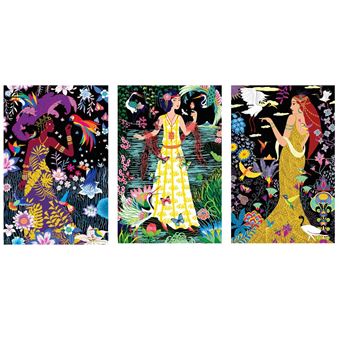 Cartes à gratter - Princesses du monde