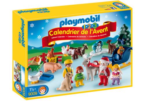 Playmobil 1.2.3 - Calendrier De L'Avent - 9009