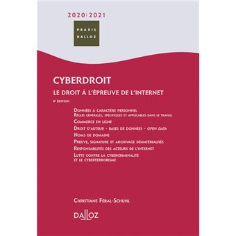 Cyberdroit 2020/2021. 8e éd. - Le droit à l'épreuve de l'internet
