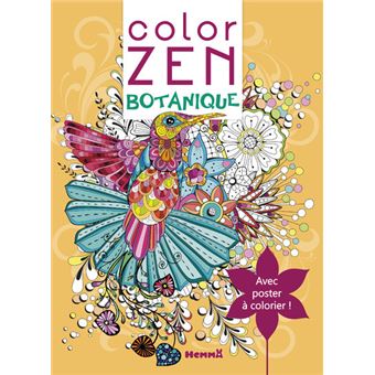 Color Zen Botanique avec poster à colorier !