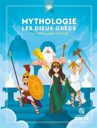 Mythologie Les Dieux Grecs Athéna Hermès Perséphone Zeus Cartonné Bruno Wennagel 