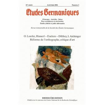 Études germaniques -  N°2/2006