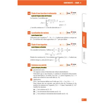 Interros des Lycées - Maths Terminale