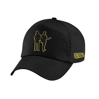 Casquette Jacques Dutronc et Dutronc Couleur noire Print jaune