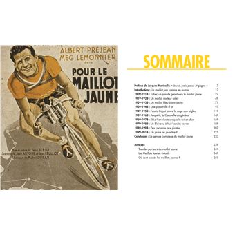 LIVRE MAILLOT JAUNE - Les rois du tour de France - préface Eddy