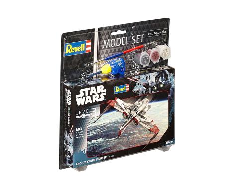 Maquette Star Wars ARC-170 Fighter Revell 63608 Model Set 21 pièces