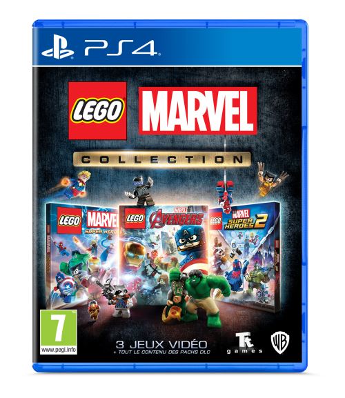 Pochette avant du jeu LEGO® Marvel Collection PS4