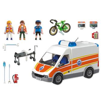 Playmobil City Action 5541 Ambulance avec secouristes - Playmobil
