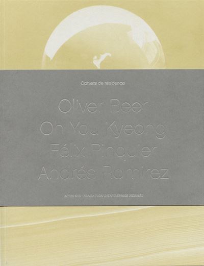 Cahier de residence 3 - 4 volumes  + cd (fr / ang)
