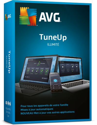 Logiciel AVG TuneUp Illimité 2018 - 2 Ans