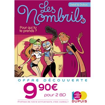 Bipack T2 + T1 (offert) Les Nombrils