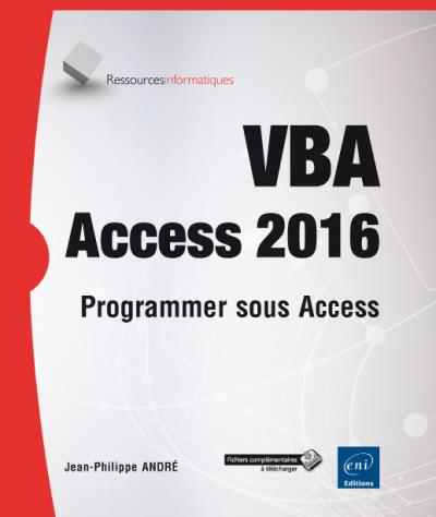 VBA Access 2016 - Jean Philippe André - broché