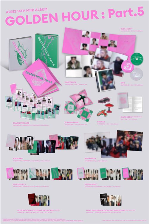 Golden Hour, Part 5 - Z Version Exclusivité Fnac - Ateez - CD