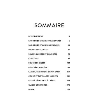 Mes recettes au blender