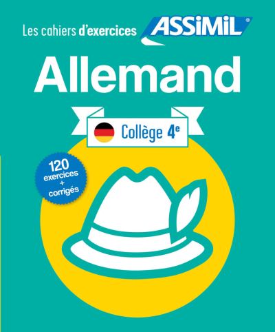 Allemand 4ème LV1 Cahier D'exercices Workbook, Cycle 4 - Broché ...