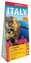 Italie 1/1M050 (carte grand format laminée) - Anglais