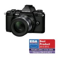 Hybride camera Olympus E-M5 Mark II body zwart + objectief ED 12-50 mm 1:3,5-6,3 EZ zwart