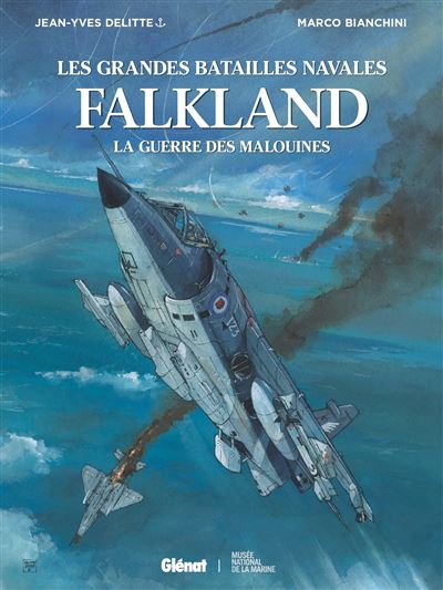 Couverture de Les grandes batailles navales n° 18 Falkland : la guerre des Malouines