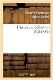 L'usure, sa définition