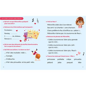 L'anniversaire de Pétronille Niveau 2