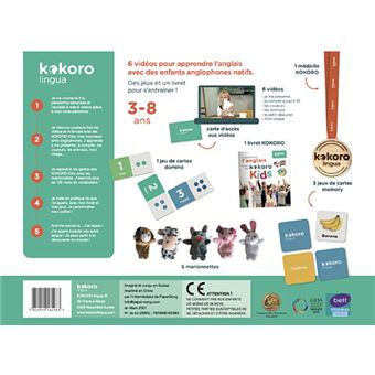 J'apprends l'anglais avec les Kokoro Kids