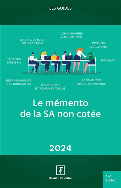 Le mémento de la SA non cotée 2020