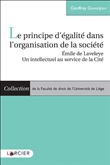 Le principe d'égalité dans l'organisation de la société