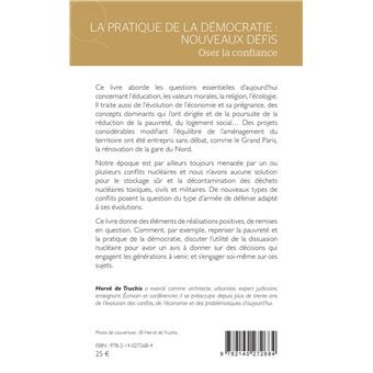 La pratique de la démocratie : nouveaux défis