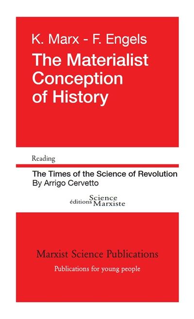 The Materialist Conception of History - broché - Karl Marx, Friedrich ...