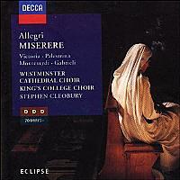 Miserere - Stabat mater - Gregorio Allegri - CD album